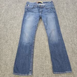 Big Star Remy Womens 29 Blue Low Rise Bootcut Stretch
